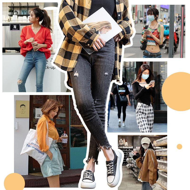 Leather Platform White Shoes Women's Versatile Casual Board Shoes 2025 Spring and Summer Fashion Large Size Not Tired Feet Flat Shoes