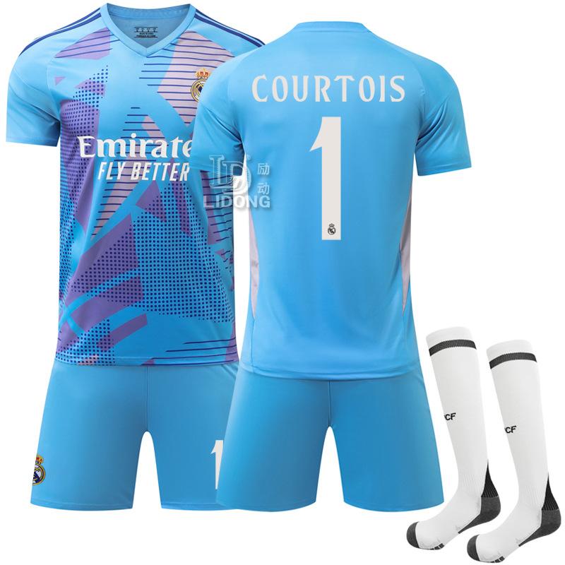 2425 Courtois Real Madrid Fotbalový dres, Ne. 1