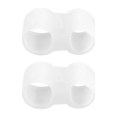 Invisible Toe Spacers For Overlapping Toes 2PCS Flexible Silicone Bunions Relief Supports Foot Comfortable In Tight Shoes