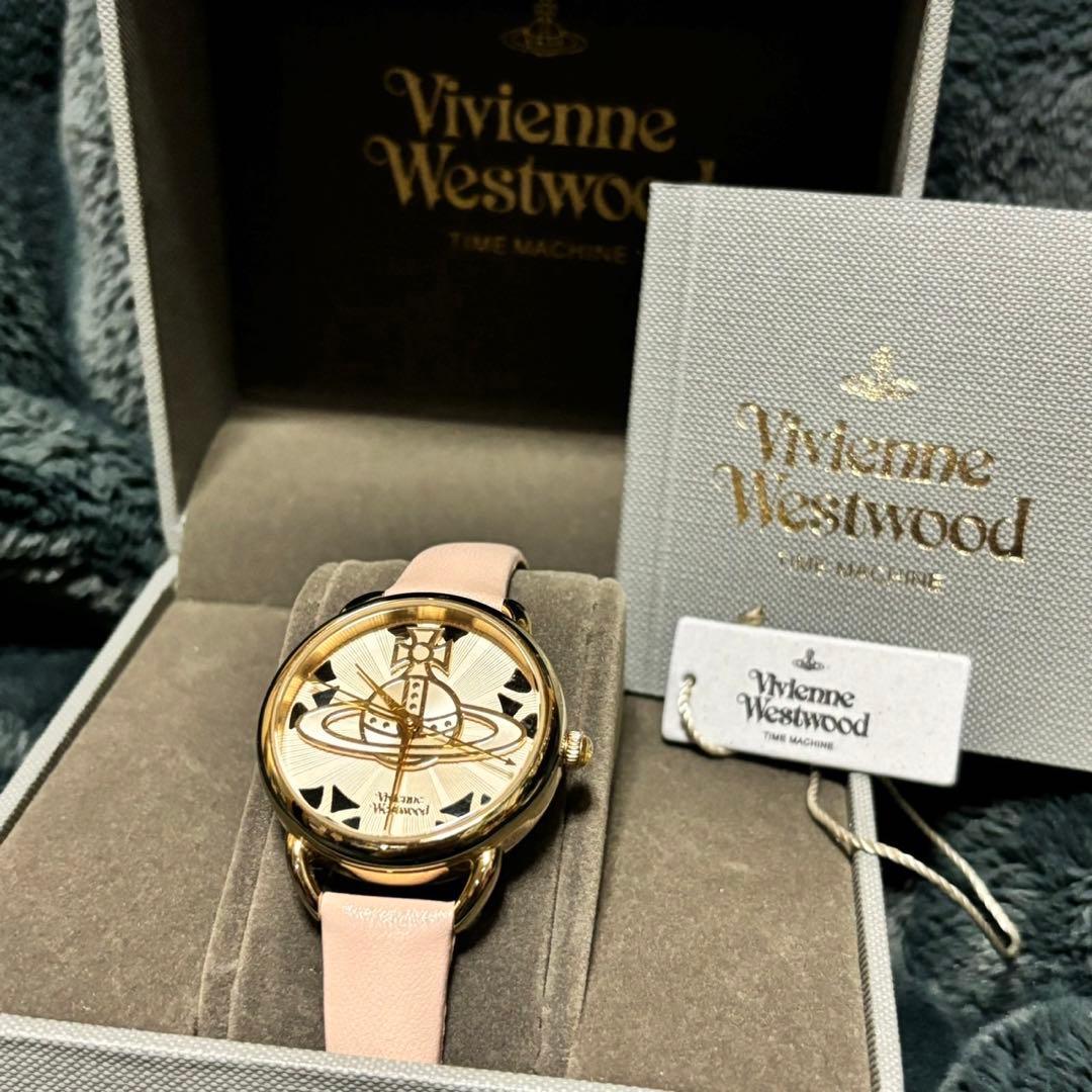 Used Vivienne Westwood watch ladies pink beige