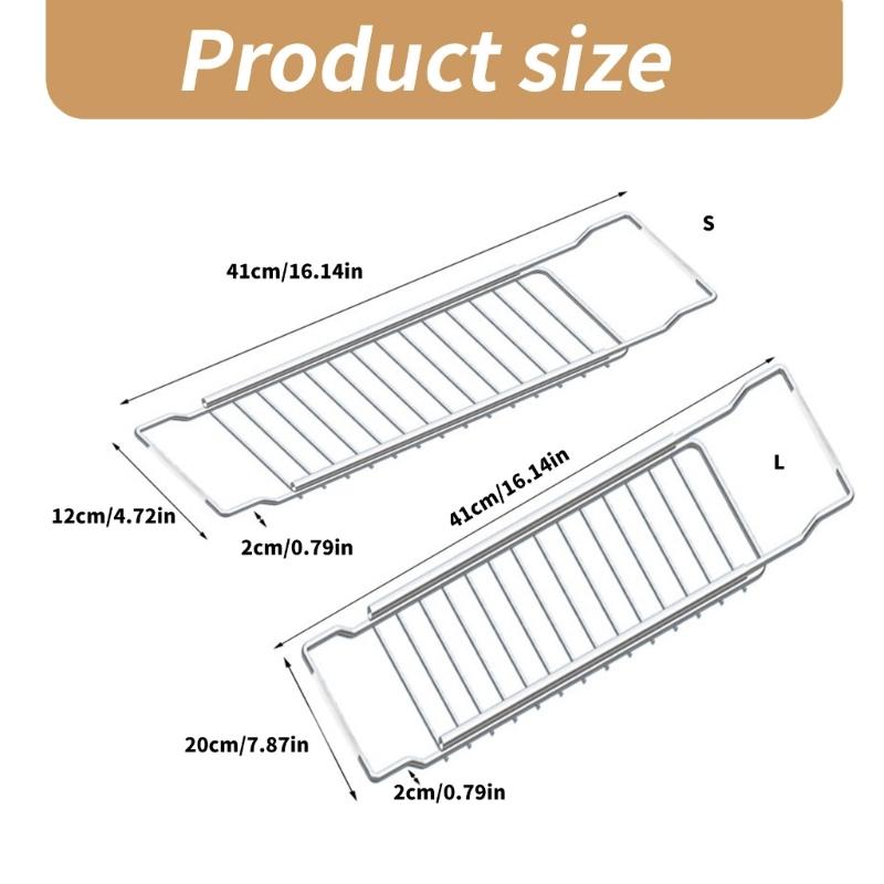 304 Edelstahl Abtropfgestell Spülsieb Spülenablagehalter Abtropfregal Spülenablagegestell Geeignet für Küchenspüle
