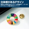 HAMILO SDGs Pin United Nations for Jackets and 25mm of Badge, Headquarters, Bags, Approx. (Set 20)