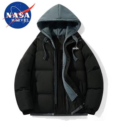 NASA MARVEL Unisex Winter Hooded Puffer Jacket