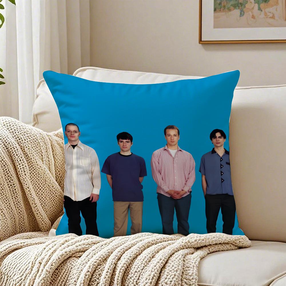 Fashion Daily Band Music Group W-Weezer Cushion Cover Linen Pillowcase Soft For Sofa Bed Home Room Decor