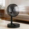 Handheld Fan Folding Design Portable Adjustable 180 Degree Rotation Flexible Blades Low Noise Multi-Speed Desk Fan with Phone Holder