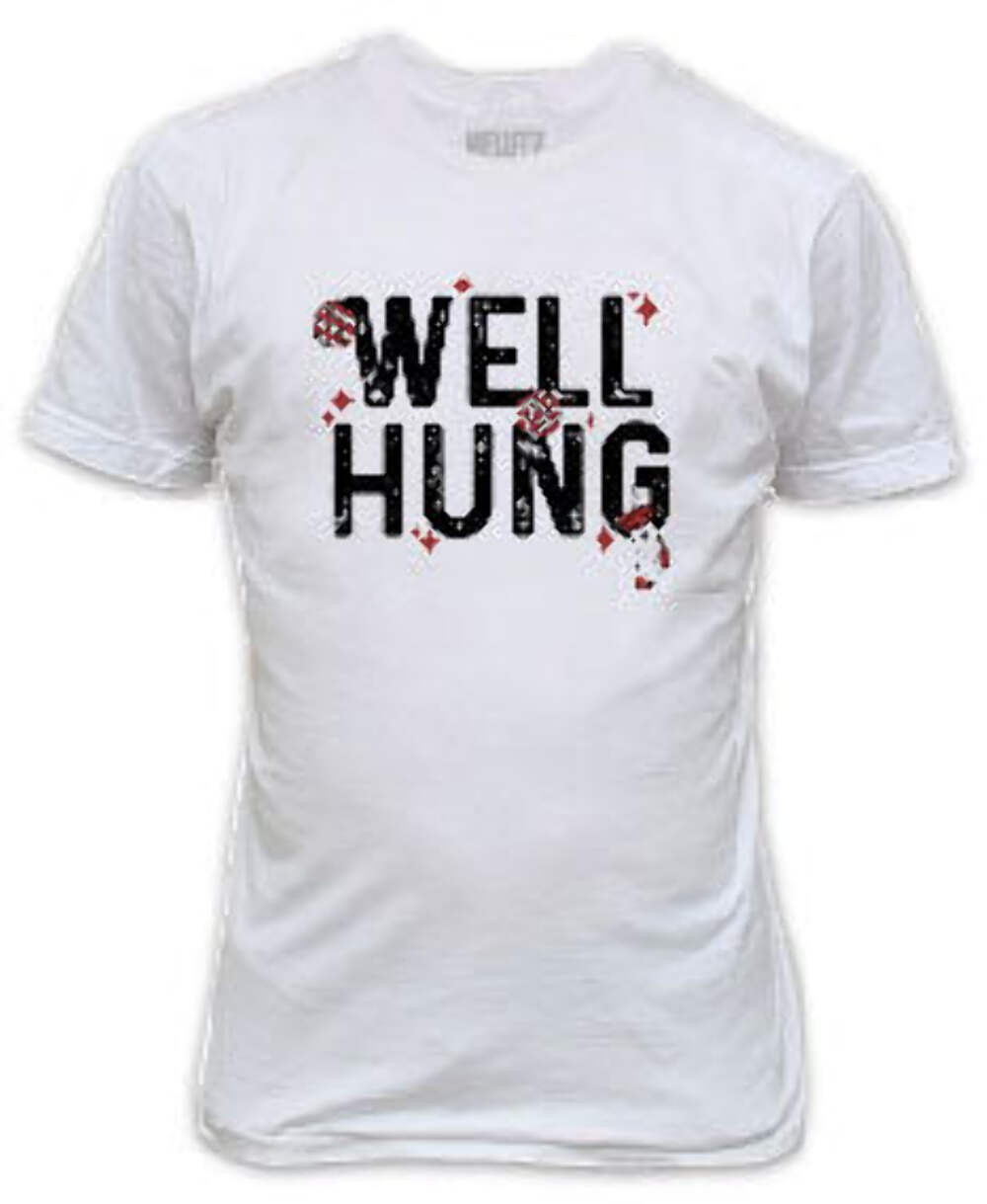 Well Hung Cheeky Christmas T-Shirt Funny Gift XXXL