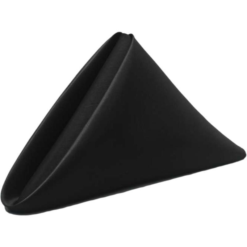 10pcs 35x35cm Square Satin Table Napkins Handkerchief  For Weddings,Party, Events, Hotels And Restaurants Decorations Supplies