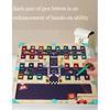 Children Magnetic English Letters Find Car Parking  Maze Learning Education Toys Color Matching Montessori Toys Wooden Toys