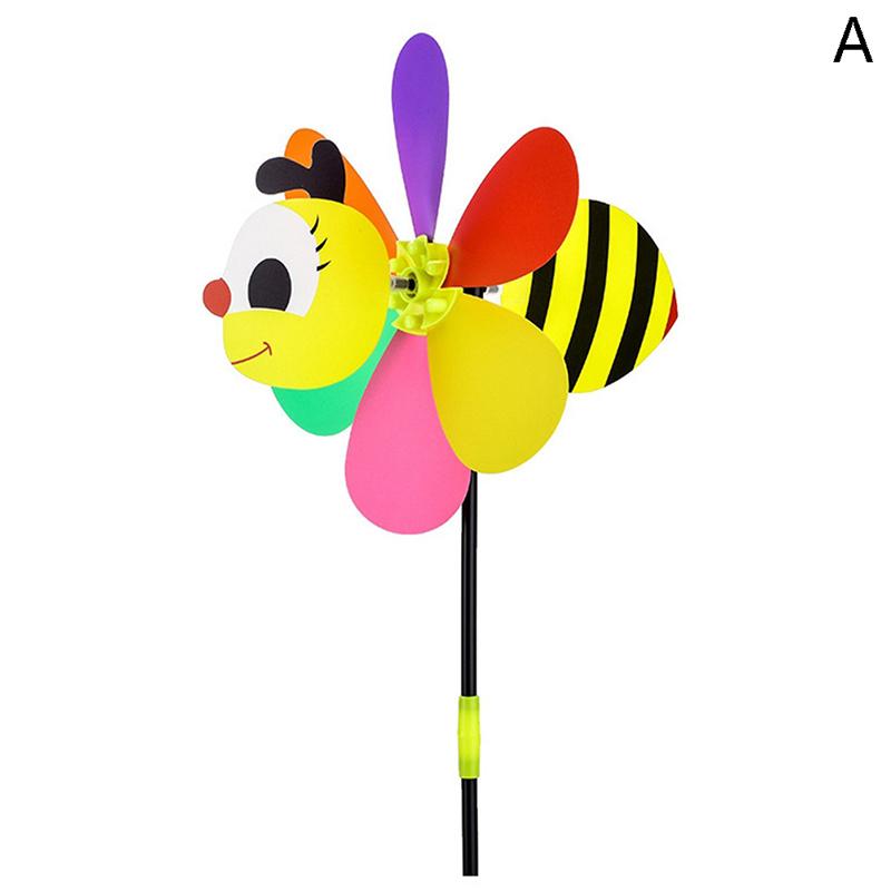 Animal Bee Three-Dimensional Windmill Cartoon Toys Home Garden Decoration A