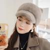Winter Ladies Mink Hat Sweet Cute Cat Ears with Tail Whole Mink Hat Mink Fur Cap Tide
