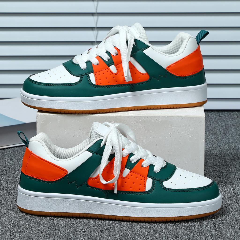 Women Chunky Shoes Trendy Platform Shoes Classic Board Shoes Men PU Leather Casual Sneakers for Outdoor Walking Traveling Jogging