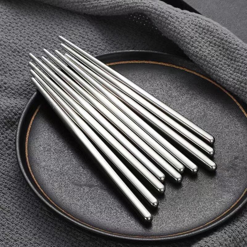 Ruhan 304 Stainless Steel Children's Anti-slip Chopsticks