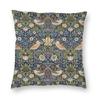 Fronha de Almofada Floral Padrão Quarto Decoração Sala de Estar Morango Ladrão Capa de Almofada Vermelha