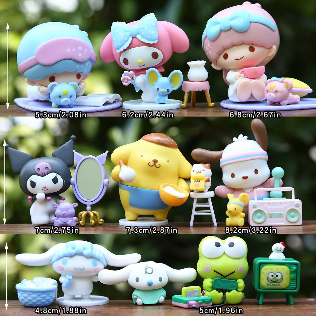Melody Kuromi Cinnamoroll Pvc Collectible Toy For Kids And Adults