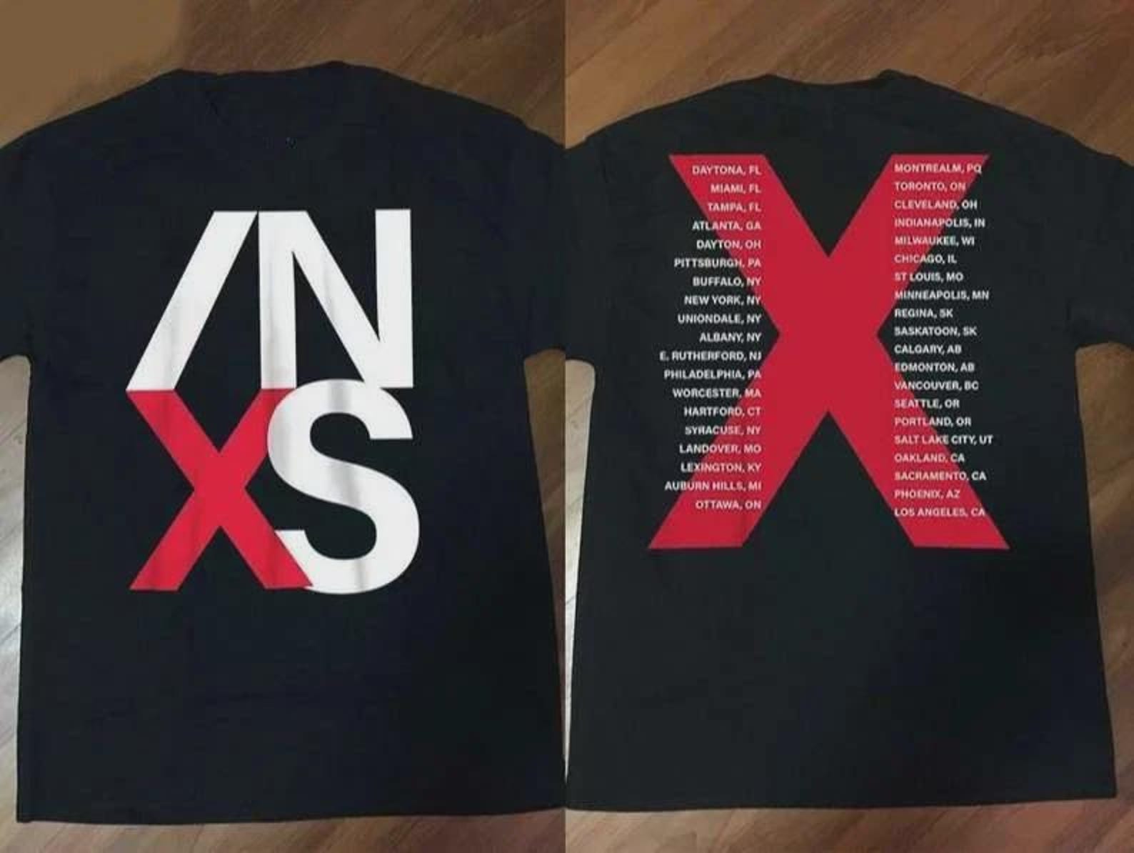 Vintage Graphic INXS World In Tour 88 T-shirt Unisex Size S-4XL XL