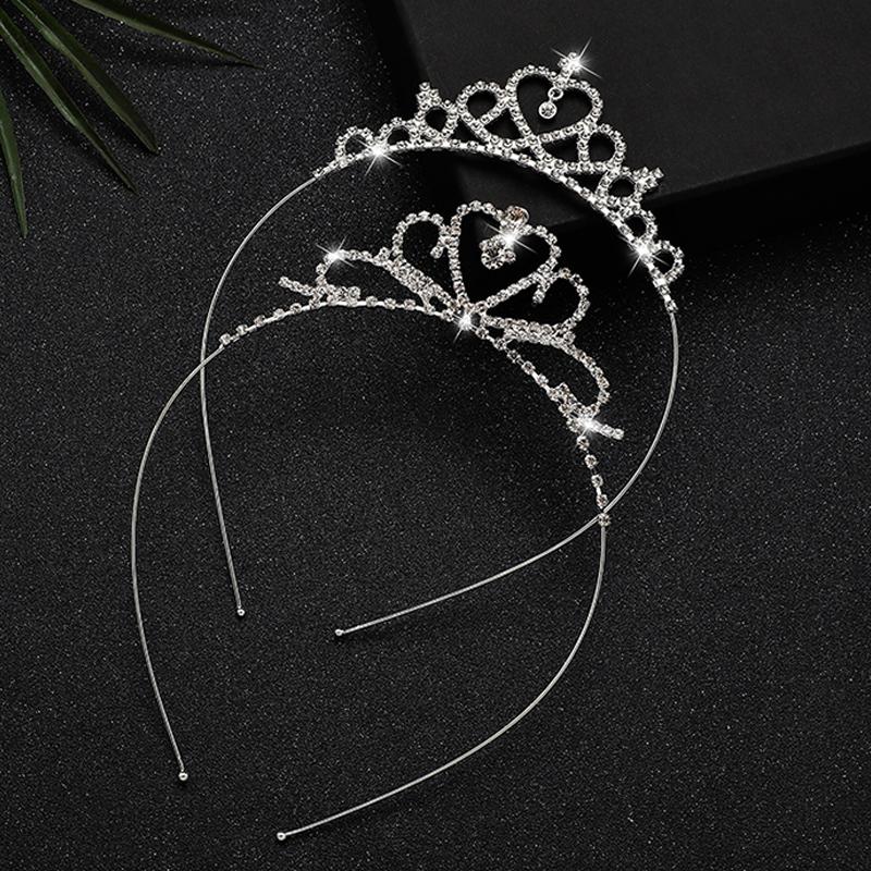 Kids Girls Princess Tiaras Crowns Headband Show Bridal Prom Bride Bridesmaid Gift Wedding Party Accessiories Hair Jewelry