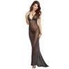 Foreign Trade European and American Large Size Erotic Underwear Women's Pajamas Sao Temptation Uniform Suspender Small Chest Long Skirt Qqny Nightdres