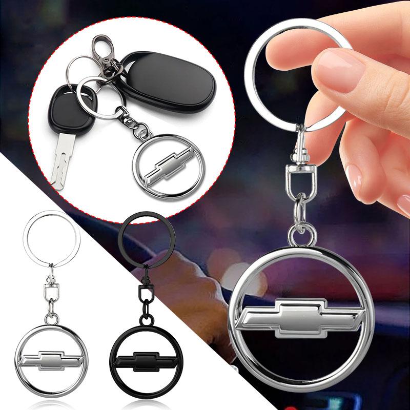 Car Logo Keychain Keyrings Key Holder Key-Bag Auto Accessories for Chevrolet Captiva Malibus Volt Silverado Spark Monza Crvalier