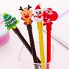 Cartoon Christmas Series Elk Neutral Pen - Cute Animal Student Stationery, Black Water-Based Ink