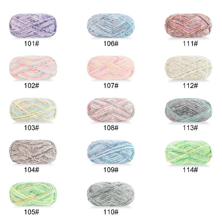 100g Crochet Yarn Crochet Yarn 87.5yard Baby Blanket Yarn for Knitting Crocheting Blanket 6mm Wide Soft Knitting Yarn