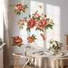 Tj11003 Creative Big Flower Pink Flower Wall Sticker Beautify Decoration Living Room Bedroom Background Self-Adhesive Wall Sticker