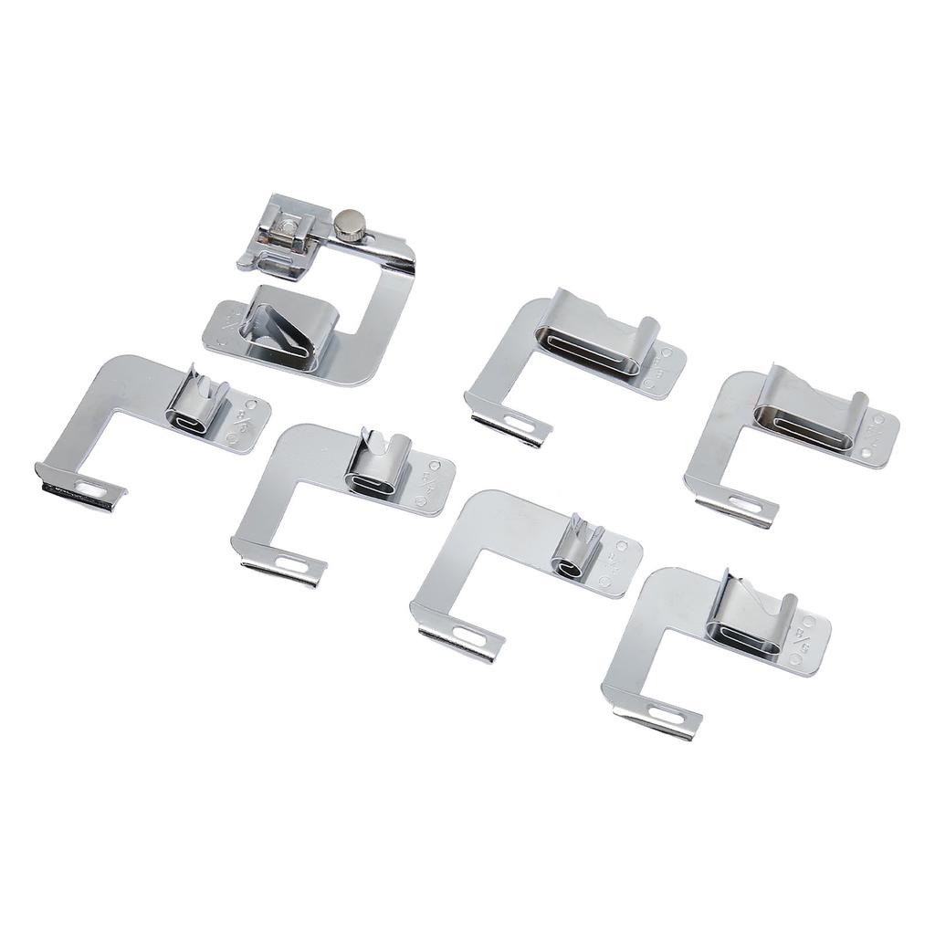 Rolled Hem Presser Foot Multifunctional Rolled Hem Sewing Machine Presser Foot Set for Hemming Foot Kit