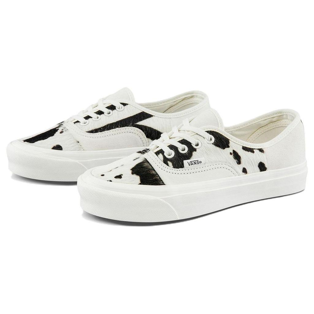 Vans Style 44 Cow Print Low Top Skate Shoes Unisex Sneakers White Black VN0A54F9AXI