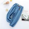 MAITA Children Lightweight Breathable Denim Anti-mosquito Pants Fashion Home Baby Casual Tracksuit Summer Football Boys Long Pants