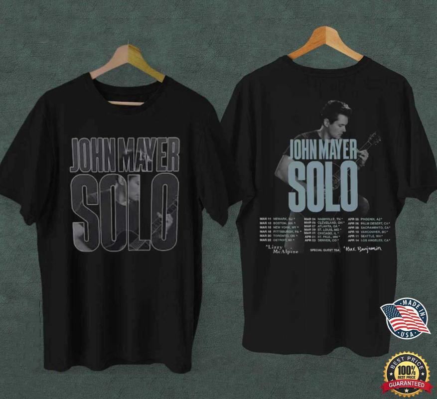 John Mayer Solo Tour Sob Rock Tour T-Shirt XXXXL