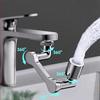 1080°Swivel Faucet Extender Sink Water Faucet Aerator Extension In Plastics, Swivel Robotic Arm Bathroom Faucet Extender Kitchen