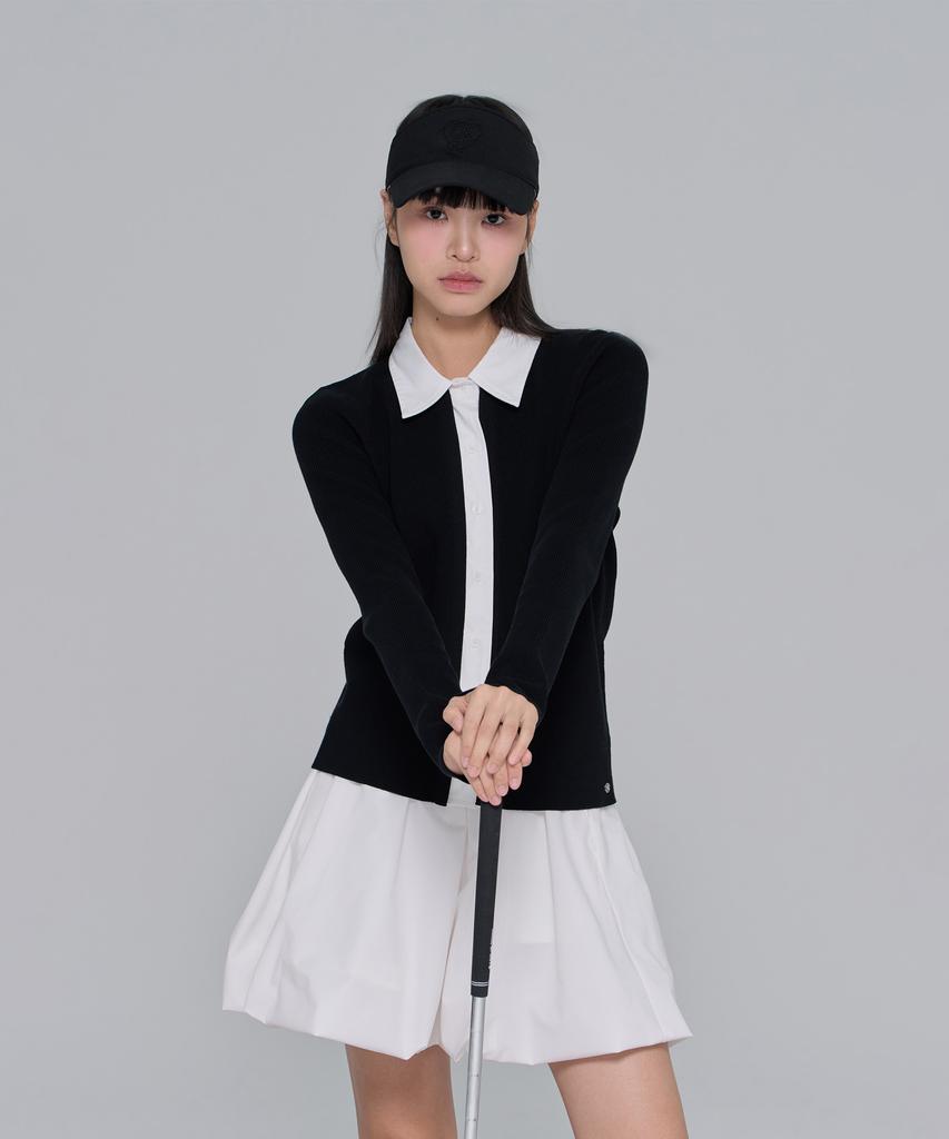 Peulleibu Balloon Skirt W/Inner Pants_White