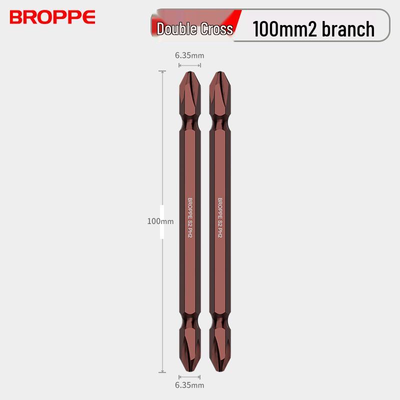 Double-Ended Strong Magnetic Screwdriver Bit Set with Phillips & Flathead Tips