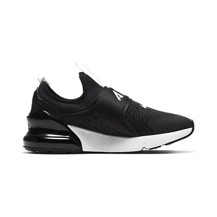 Nike Air Max 270 Extreme Running Shoes Black White Kids' CI1107-001