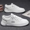 2025 Spring Men's Shoes New Breathable Little White Shoes Men's Trend Versatile Platform Sports Shoes Casual Board Shoes Trendy Shoes