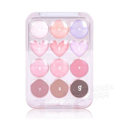 Colorgram Noontorial Eye Palette 03 Pink plus Lavendel ist Liebe, Rosa, 1 Stück