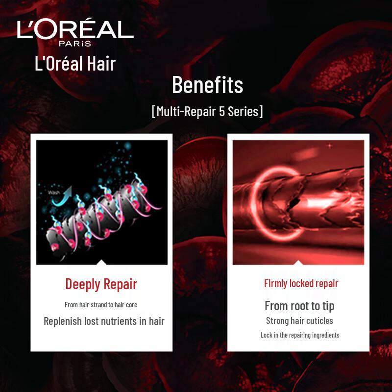 L'Oréal Multi-Effect Repair Anti-Dandruff Shampoo 400ml