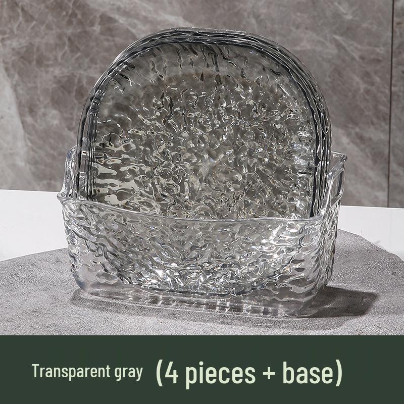 Elegant Plastic Bone Plate for Snacks and Fruit