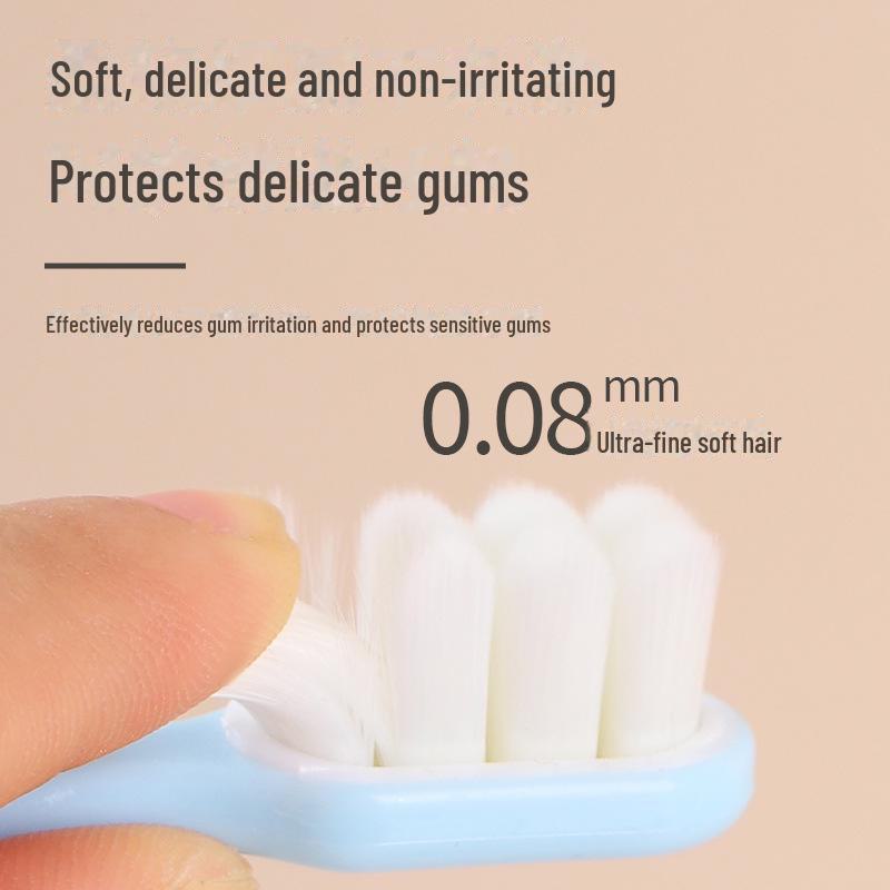 Ultraschallzahnbürste mit weichen Borsten für Erwachsene & Schwangere - 10.000 Borsten, 8 austauschbare Köpfe