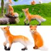 Home Decor Car Decor Cartoon Fox Figurine Miniature Desktop Number Of Pieces Easy To Clean Resin Specifications