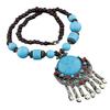 Bohemian Necklace Charms Gifts Long Decor Vacation for Women 