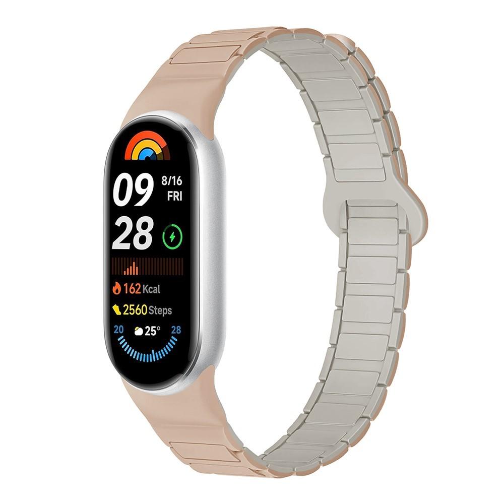 Silicone Strap For Xiaomi Mi Band 10 9 8 Wristband Accessories Magnetic Bracelet Belt Pulseira Correa Xiaomi Smart Band 8 9 10