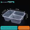 Jiemengzhe Disposable 3-Compartment Meal Prep Containers