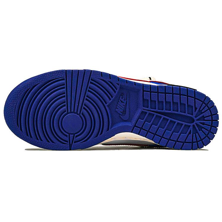 Nike Dunk Low RISK Slip Resistant Abrasion Resistant Low top Skateboard Shoes Women's Blue Pink DD1503-119(Team27-)