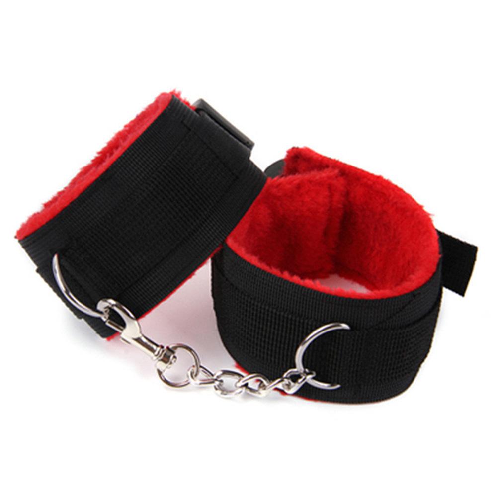 Adjustable Plush Handcuffs Ankle Cuff Bracelet - Women BDSM Cosplay Fetish Adult Game Sexy Toys Accessories