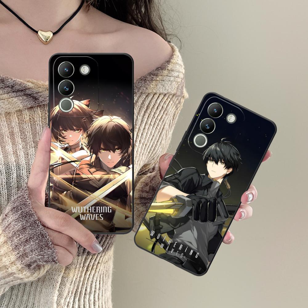Wuthering Waves Rover Matte TPU Mobile Phone Case for VIVO V60 V50 V40 V30 V29 V27 V25 V23 Pro Lite 5G Colorful Printing Cover