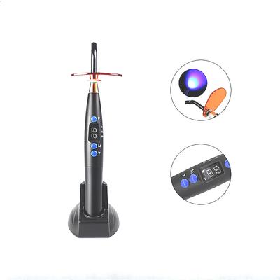 Dental Curing Light LED Orthodontic Cure Lamp Cordless Dentistry Machine Black Composite Wireless