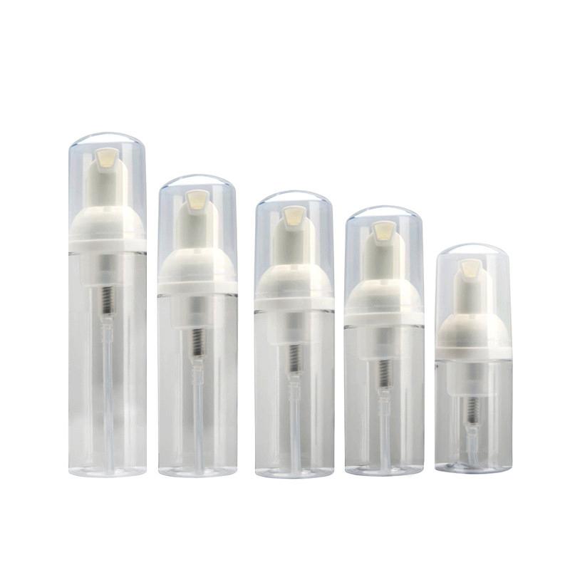 30/50/60ml Mousse Bottle Dispenser Foaming Soap Bottle Empty Plastic Mousse Facial Cleanser Pump Bottle Travel Shampoo Dispenser