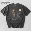 Australian Cattle Dog Howling to The Moon Shirt, Vintage Moon Animals Tee, 90s Retro Animal Graphic Tee, Dog Mom Gift, Comfort Colors Shirt