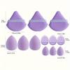12-Piece Makeup Sponge Set: Fingertip Puffs, Triangular Puffs, Teardrop-Shaped Beauty Sponges, Perfect Coverage