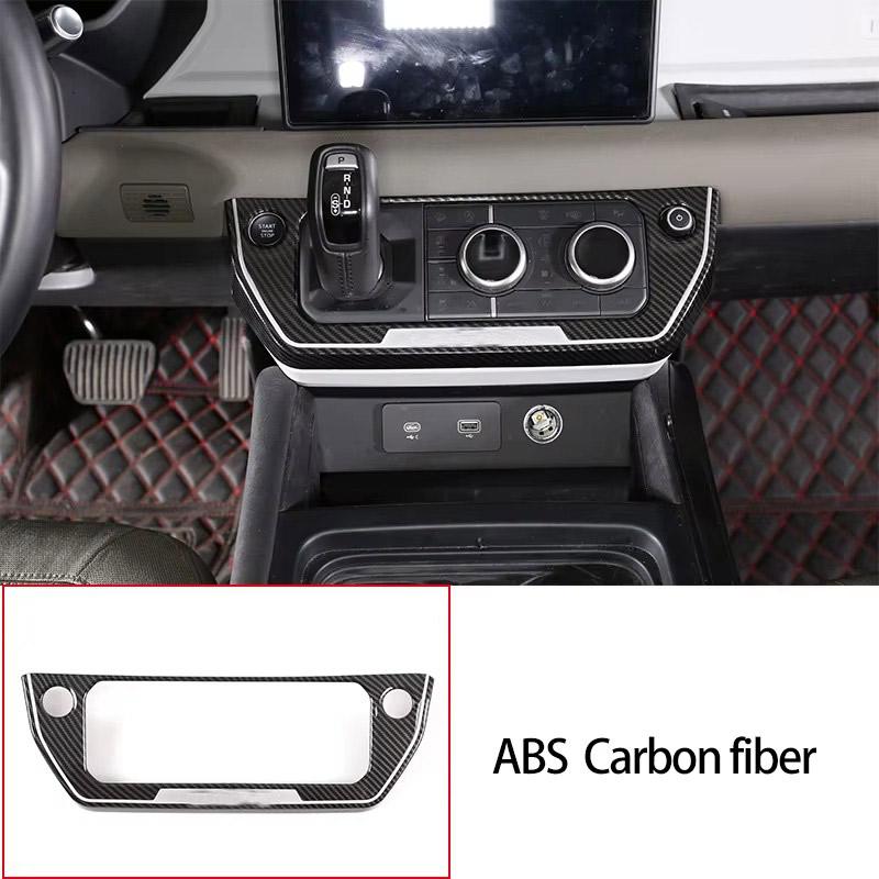 For Land Rover Defender 90 100 2020-2025 ABS Car Air Conditioning Mode Button Decorative Frame Sticker Car Accessories